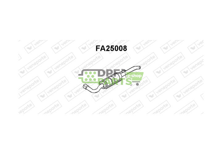 Tlumič FIAT - 4317851 5882736