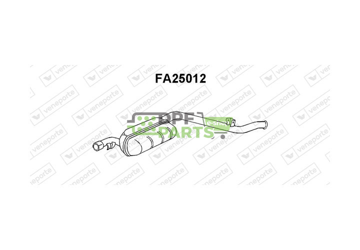 Tlumič FIAT - 4449004 5888166