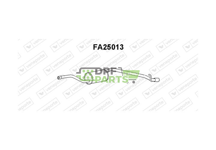 Tlumič FIAT - 5890528 5964798 7559601