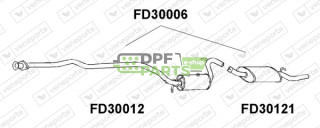 Tlumič FORD - 50118841 6170919+6181071 