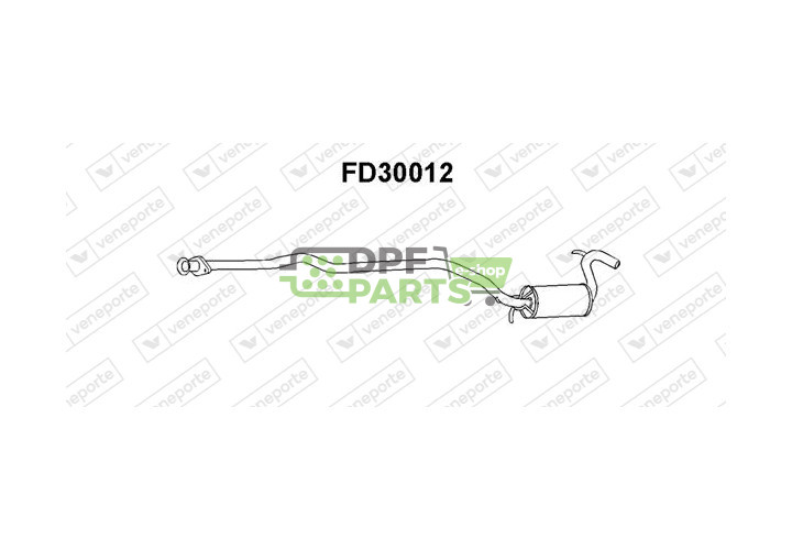 Tlumič FORD - 5024543 6170919 6181067