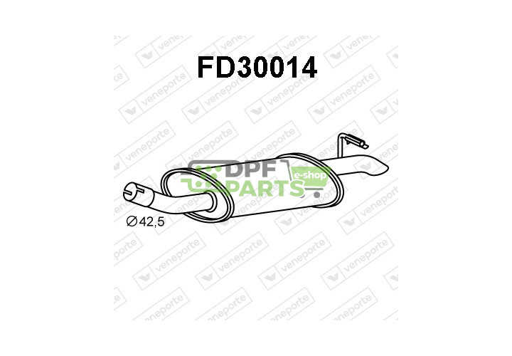 Tlumič FORD - 1659727 6188121 6587738