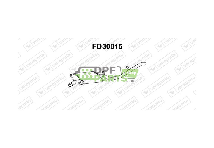 Tlumič FORD - 1571711 1574668 1591565