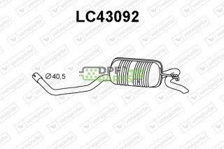 Tlumič LANCIA - 46430880 46470184 46471342