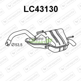 Tlumič LANCIA - 46750052 46750053 46750055