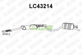 Tlumič LANCIA - 46779940 46779942 71765091