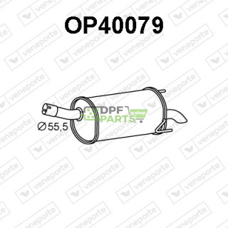 Tlumič OPEL / VAUXHALL - 13195870 13195871 5852466