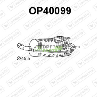 Tlumič OPEL / VAUXHALL - 13116516 5852551 