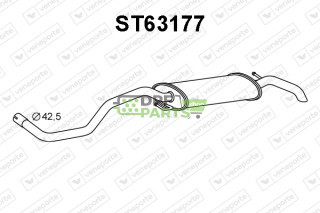 Tlumič SEAT / VOLKSWAGEN - 6K5253609AM 6K5253609H 6K5253609Q