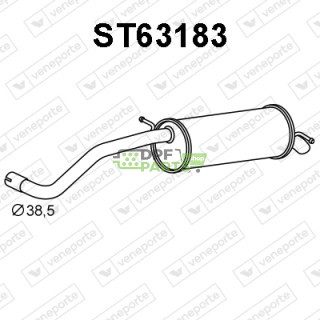Tlumič SEAT / SKODA / VOLKSWAGEN - 6Q6253609CE 6Q6253609J JZW253609AJ