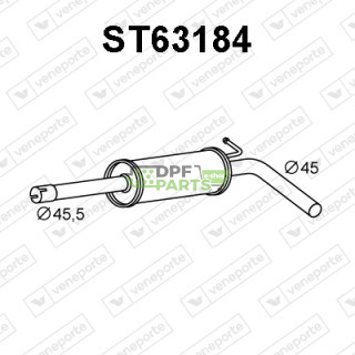 Tlumič SEAT / SKODA / VOLKSWAGEN - 6Q0253209 6Q0253209A 6Q0253209AA