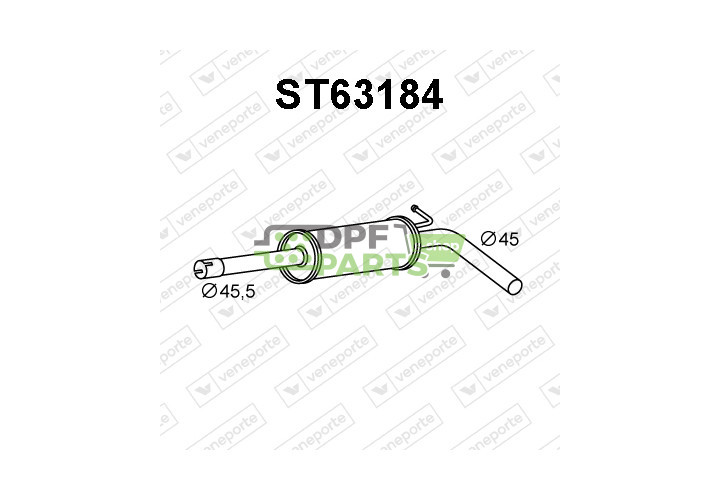 Tlumič SEAT / SKODA / VOLKSWAGEN - 6Q0253209 6Q0253209A 6Q0253209AA