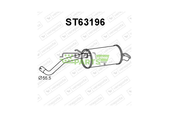 Tlumič SEAT / VOLKSWAGEN - 6Q6253609AK 6Q6253609CC 6Q6253609E