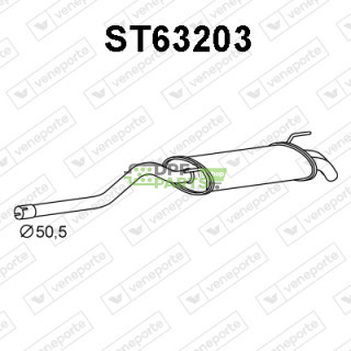 Tlumič SEAT / VOLKSWAGEN - 6K9253609B 6K9253609C 6K9253609G