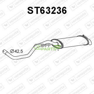 Tlumič SEAT - 6K6253609AC 