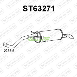 Tlumič SEAT / SKODA - 6Q9253609 6Q9253609J 6Y9253609B