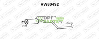 Tlumič VOLKSWAGEN - 1T0253209 1T0253209AB 1T0253209CS