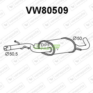 Tlumič VOLKSWAGEN - 1T0253209E JZW253209G 
