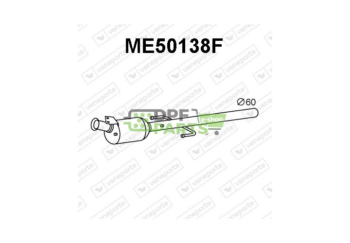 Filtry pevných částic DPF MERCEDES - 6394901092