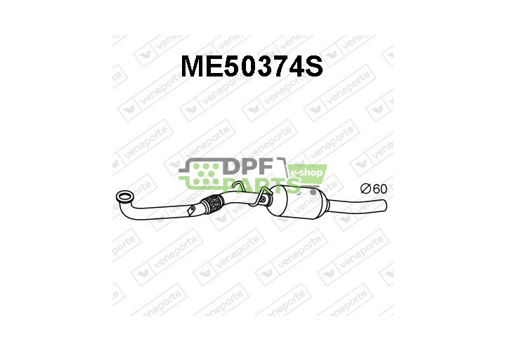 Filtry pevných částic DPF MERCEDES - 1694900092 1694900419 1694900592