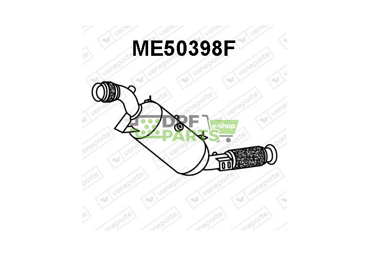 Filtry pevných částic DPF MERCEDES - 9064901500 9064906381