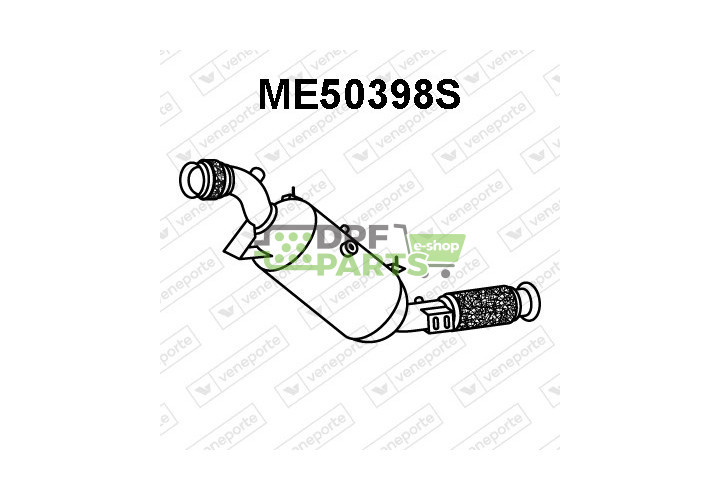 Filtry pevných částic DPF MERCEDES - 9064901500 9064906381