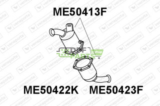 Filtry pevných částic DPF MERCEDES - 2034908314