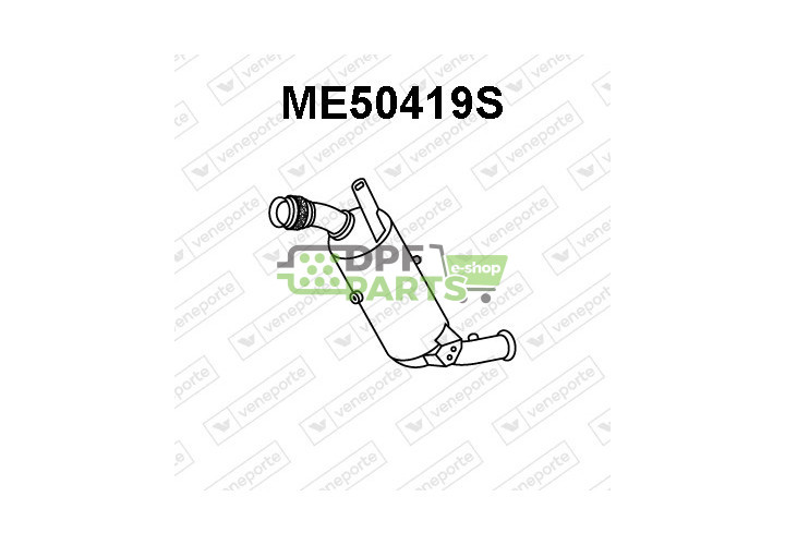 Filtry cząstek stałych DPF MERCEDES - 2044907436