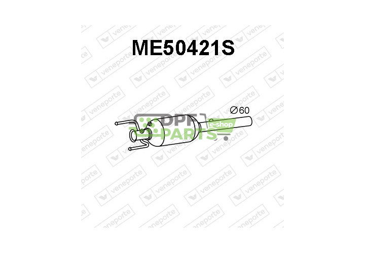 Filtry pevných částic DPF MERCEDES - 6394906181