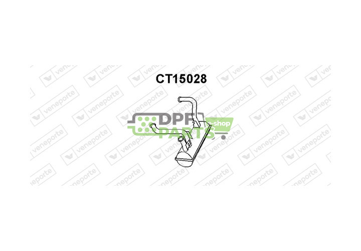 Tlumič CITROËN - 5429110R 5465334 5465334E