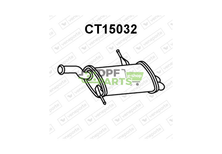 Tlumič CITROËN - 173096 1730KQ 
