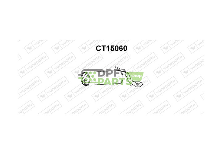 Tlumič CITROËN - 96012772 96018813 