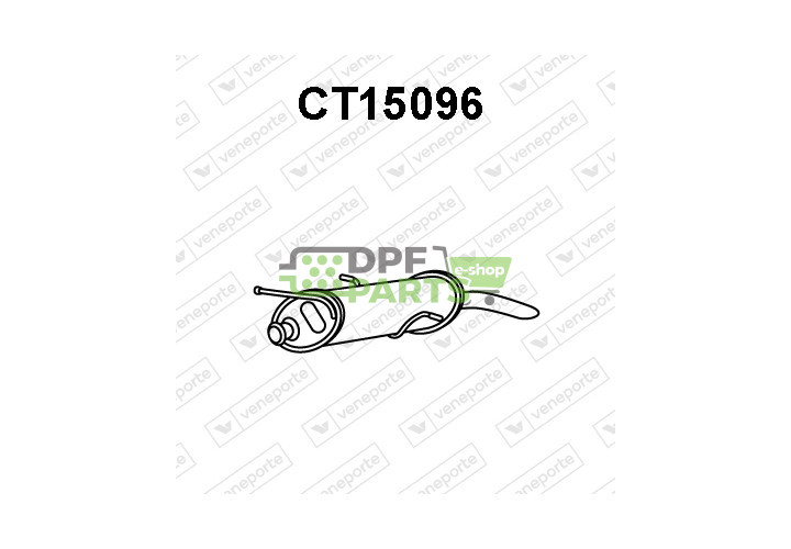 Tlumič CITROËN - 172698 172699 1726A0