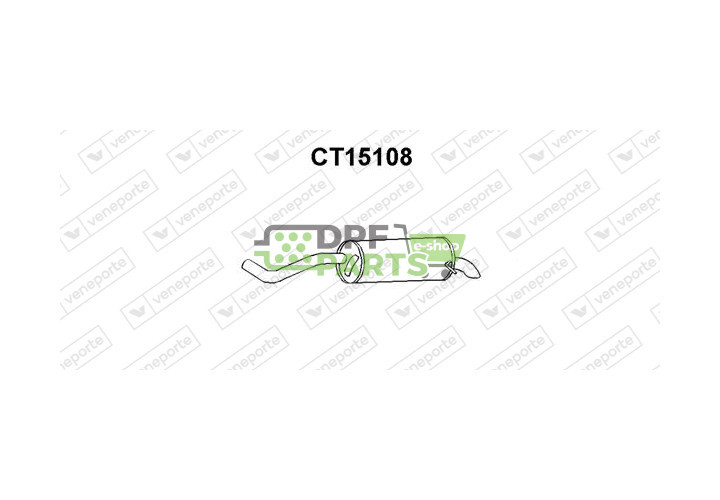 Tlumič CITROËN - 1726K7 95599280 96046482