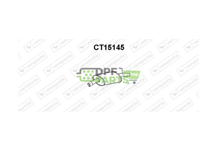 Tlumič CITROËN / FIAT / PEUGEOT - 1717H6 1717HS 172187