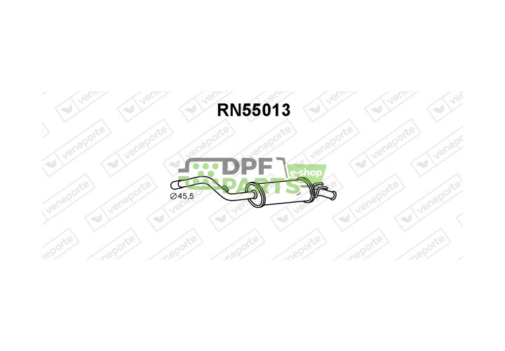 Tlumič RENAULT - 7700709413 7700774276