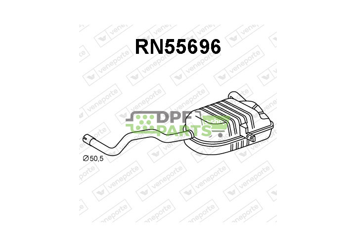 Tlumič RENAULT - 8200189571 8200189575 8200276003