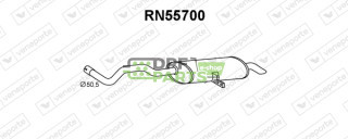 Tlumič RENAULT - 8200230393 8200276013 8200410647