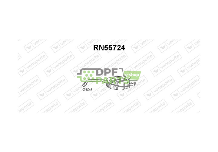 Tlumič RENAULT - 7700414796 7700829084 7700849139