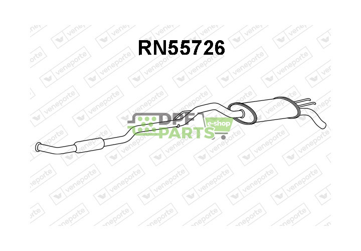 Tlumič RENAULT - 7700416501 7700432250 
