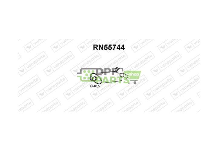 Tlumič RENAULT - 6025101922 6025101923 6025101924