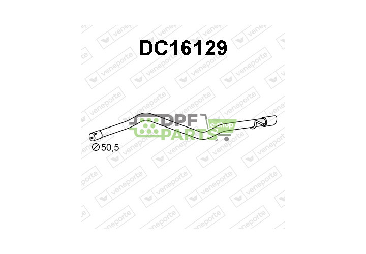 Výfuková trubka DUSTER II 1.5Blue dCi SUV 09/18- - 200109276R
