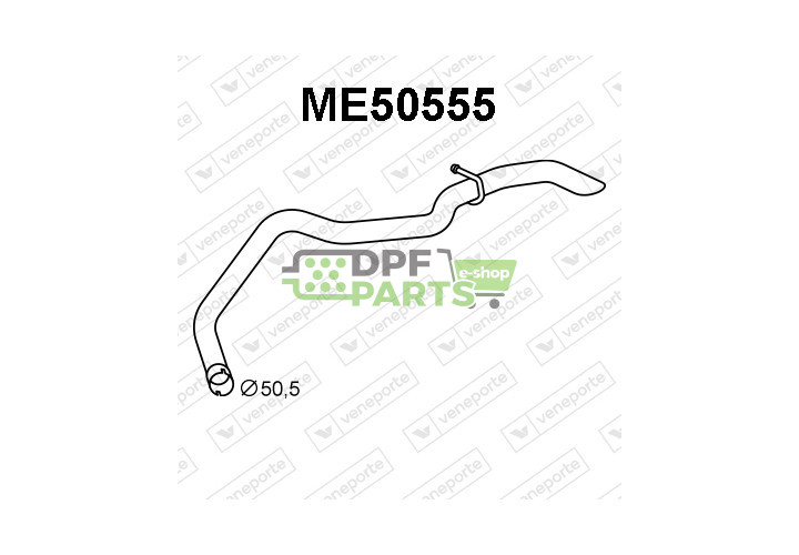 Výfuková trubka CITAN II/NV250 II/KANGOO III 1.5CDi/Blue dCi V/Ms 02/19-08/21 - 2010000Q5A 201004868R 4154920300