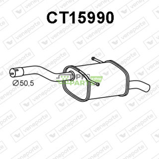 Tlumič BERLINGO II/PARTNER II 1.6BlueHDi V/Ms 12/14-10/15 - 1611582780