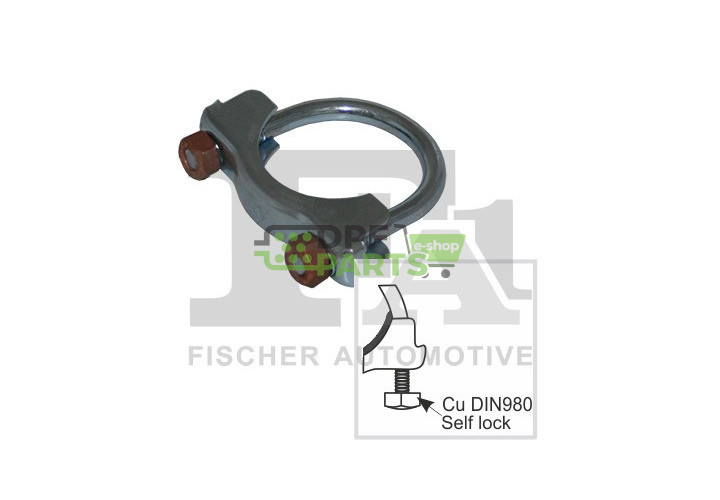 Ford obejma M10 49,5 mm Cu - 921-949 F1