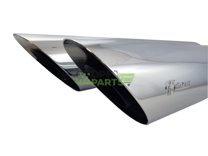 Tłumiki przelotowe TRIUMPH Thunderbird 1600/1700 - cieki rant ścięty w dół, średnica Ø 101,6 mm