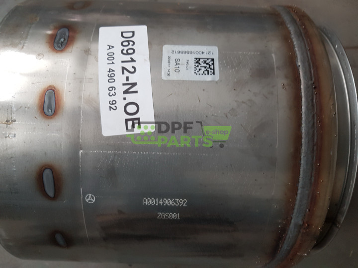 Filtr cząstek stałych DPF MERCEDES ATEGO MP4 Euro 6 - A0014906392 0014906392 A0014907492 0014907492