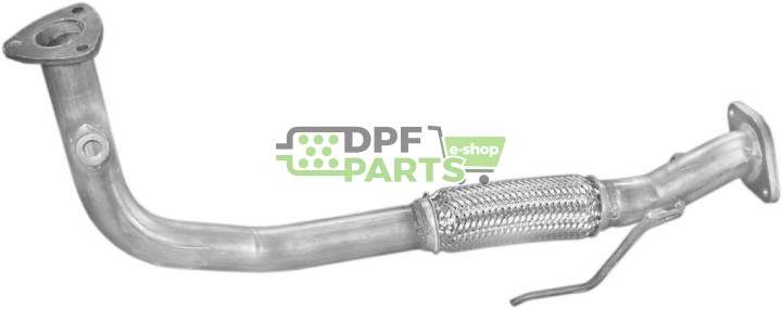 Rura kolektorowa Fiat Punto I  1,2 93-98, Polmo 07.298 A, OE 46 408 407 46 462 999