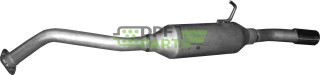 Tłumik końcowy Toyota Corolla 1.4/1.6, Polmo 26.38 A, OE 17430-22530 17430-37170