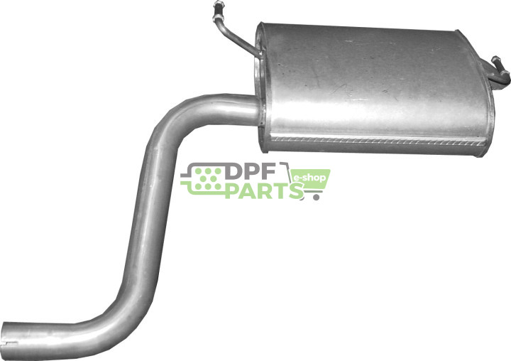 Tłumik końcowy Toyota Avensis 1.6i/1.8i/2.0i 02/09-, Polmo 26.75 A, OE 174300T080
